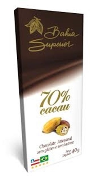 Imagem de Chocolate 70% Cacau Bahia Superior  40g