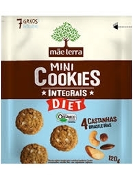 Imagem de Biscoito Cookies Mãe Terra Diet orgânico Castanha 120g