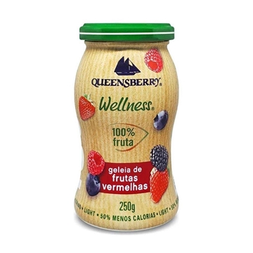 Imagem de Geleia Queensberry Frutas Vermelhas 100% fruta Zero Açúcar 250g