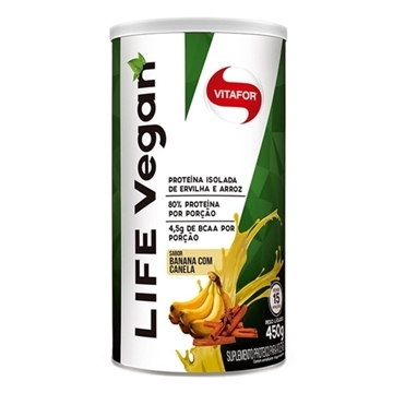 Imagem de Proteína Life Vegan Vitafor Banana 450g