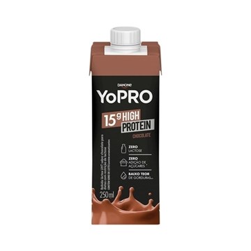 Imagem de Bebida láctea Yopro 15G de proteína chocolate 250ml