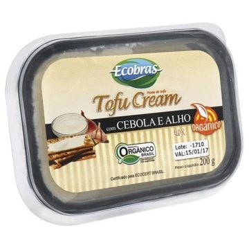 Imagem de Tofu Ecobras Cream orgânico Alho Cebola 200g