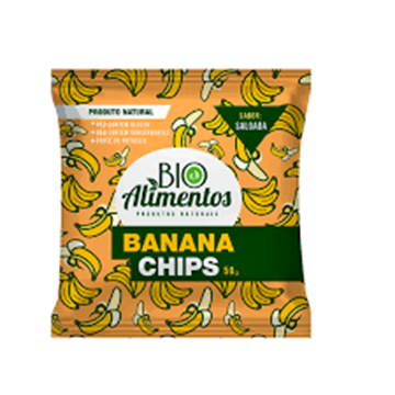 Imagem de Banana Chips Salgada Bio Alimento 50g