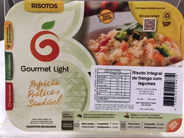 Imagem de Risoto integral Gourmet Light Frango e Legumes 400g