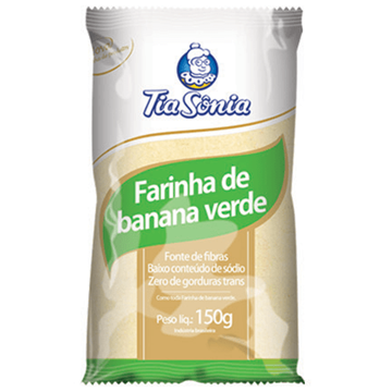 Imagem de Farinha de Banana Verde Tia Sônia 150g