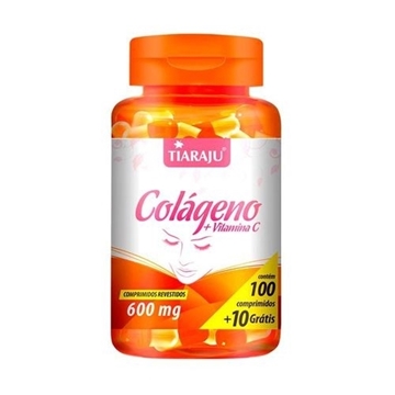 Imagem de Colágeno Tiaraju e Vitamina C 600mg 100cps