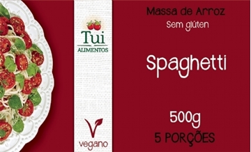 Imagem de Macarrão de Arroz Espaguete Sem Glúten Tui Alimentos 500g