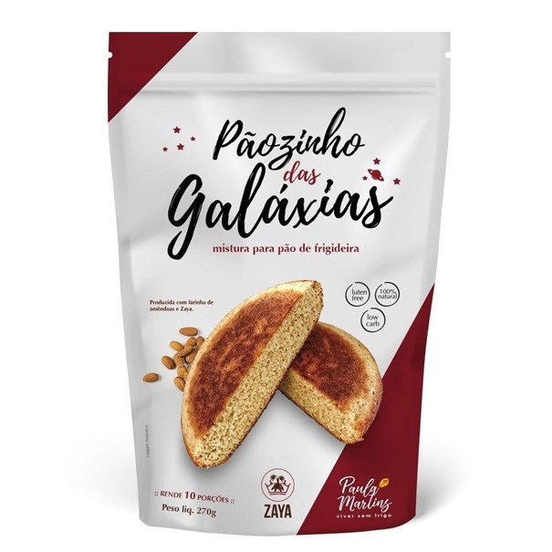 Imagem de Mistura para Pão de Frigideira Pãozinho das Galáxias Zaya Flour 270g