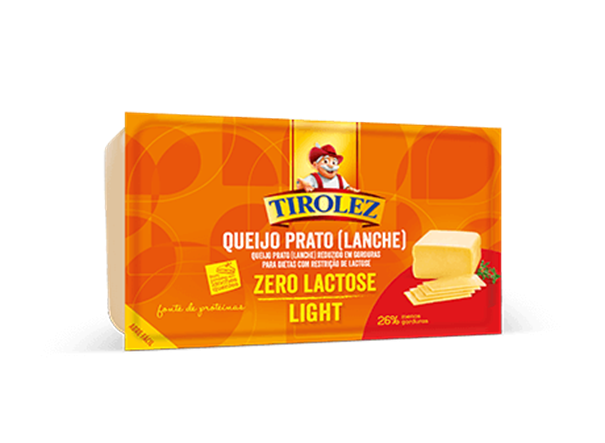Imagem de Queijo prato light sem lactose tirolez (100 G)