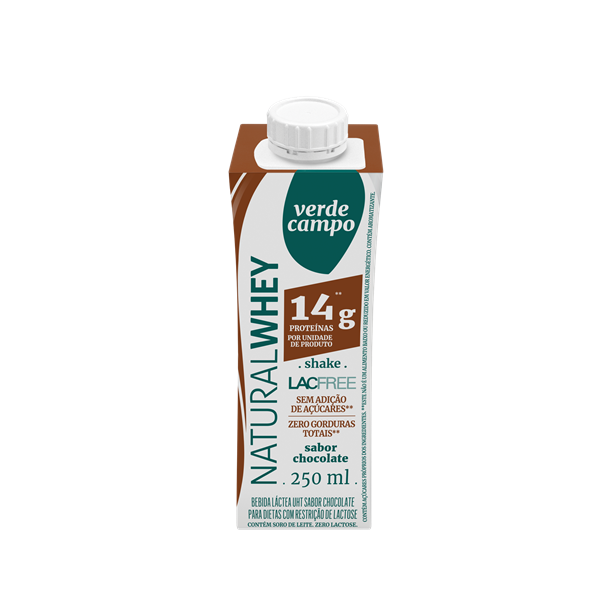 Imagem de Shake Natural Whey LacFree Chocolate Verde Campo 250ml