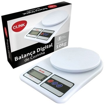 Imagem de Balança Digital de Cozinha  Até 10kg Alta Precisão - CLINK