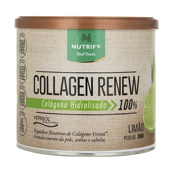 Imagem de Colágeno Collagen Renew Nutrify Limão 300g