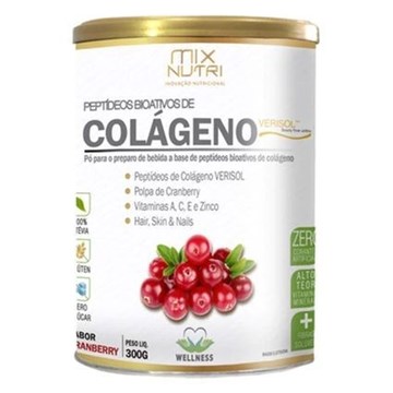 Imagem de Colágeno Mix Nutri Verisol Cramberry 300g