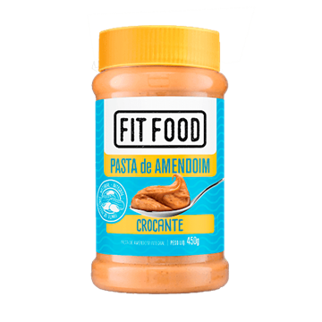 Imagem de Pasta amendoim  crocante 450g - Fit Food