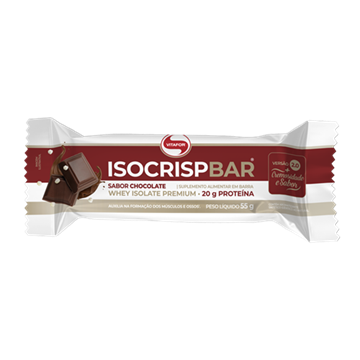 Imagem de Barra de Proteína IsoCrisp Bar Vitafor Chocolate 55g