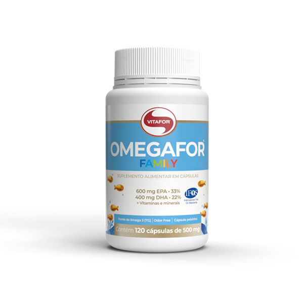 Imagem de Omega 3 Omegafor Family Vitafor 500mg 120cps