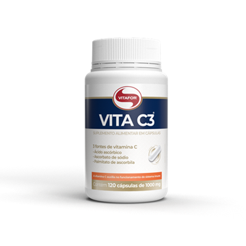 Imagem de Vitamina C - Vita C3 120 Caps Vitafor