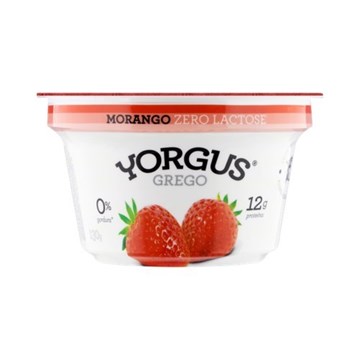 Imagem de Iogurte Sabor Morango Sem Lactose Yorgus 130g