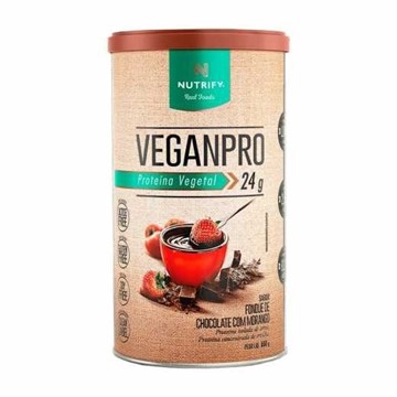 Imagem de Proteína VeganPro Sabor Fondue de Chocolate com Morango Nutrify 550G