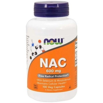 Imagem de NAC N-Acetilcisteína Now 100 Cápsulas