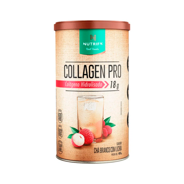 Imagem de Collagen Pro Nutrify Cha Branco com Lichia 450g