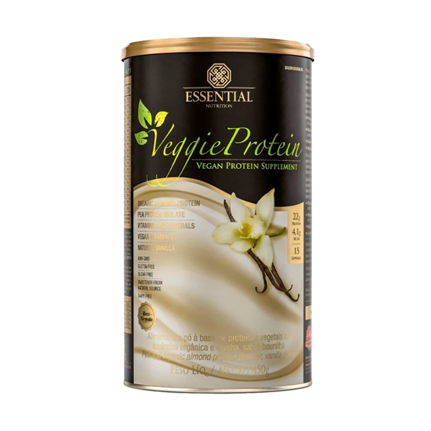 Imagem de Veggie Protein Vanilla Essential Nutrition 450g