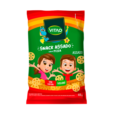 Imagem de Salgadinho Snacks Integral Pizza Kids Vitao 40g