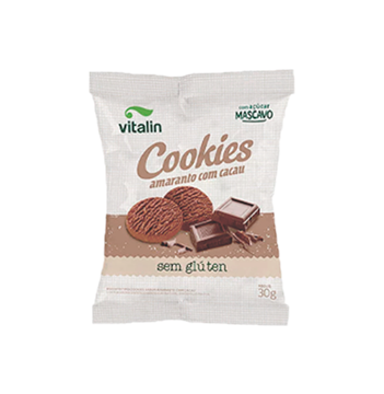 Imagem de Cookies s/glúten amaranto  com cacau 30g - Vitalin