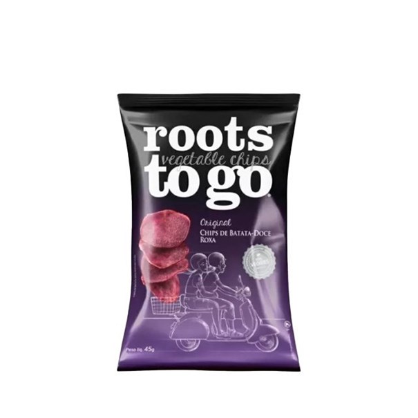Imagem de Chips de Batata Doce Roxa Roots To Go 45g