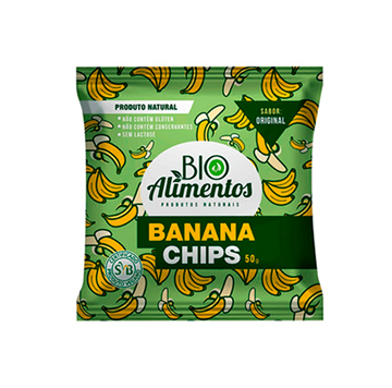 Imagem de Banana Chips  Original  Bio Alimento 50g