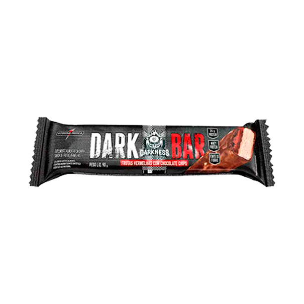 Imagem de Barra de proteína Dark Bar Frutas Vermelhas com Chocolate Chips Integral Médica 90g