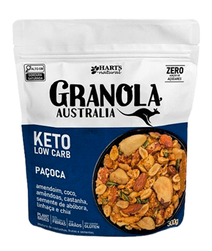 Imagem de Granola Australiana Harts Low Carb Keto Pacoca 300g