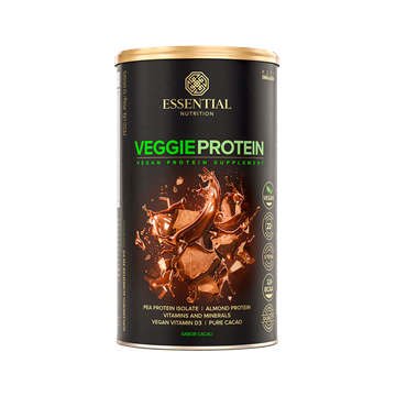 Imagem de Veggie Protein Cacau Essential Nutrition lata 455g