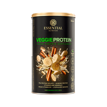 Imagem de Veggie Protein Banana com Canela Essential Nutrition 462g