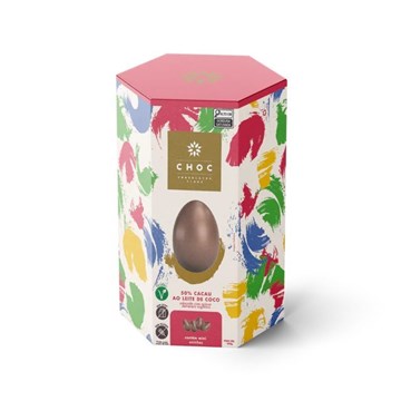 Imagem de Ovo de Pascoa Choc Chocolate 50% Ao Leite de Coco 240g