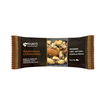 Imagem de Barra de Nuts Harts Amendoim & Chocolate 45g