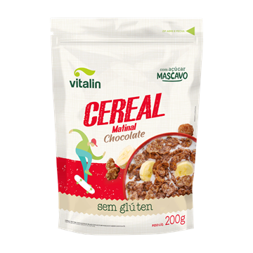 Imagem de Cereal matinal chocolate sem glúten 200g - Vitalin