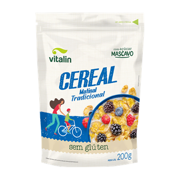 Imagem de Cereal Matinal Tradicional Sem Glúten 200g - Vitalin