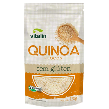 Imagem de Quinoa Real em Flocos Orgânico Vitalin 120g