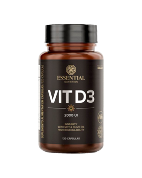 Imagem de Vitamina D3 500mg Essential Nutrition 120 caps